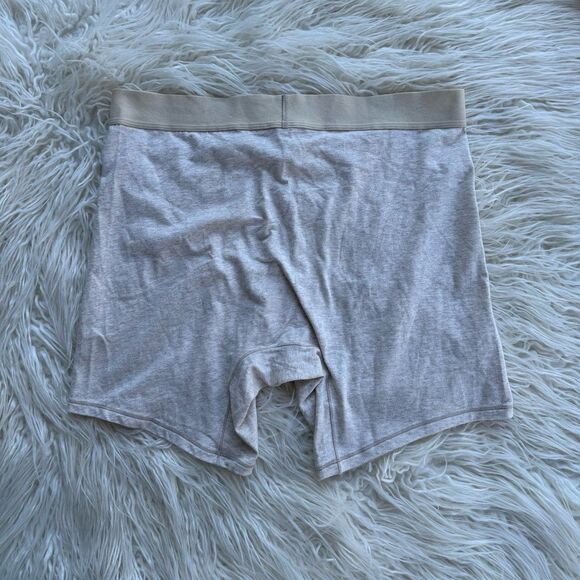 Skims Boyfriend Boxer Heather Oatmeal Size Large - Picture 5 of 10